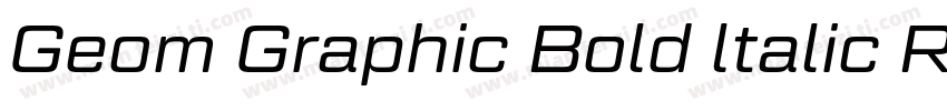 Geom Graphic Bold ltalic Reqular字体转换